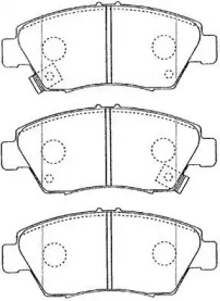 Комплект тормозных колодок AISIN C1N016